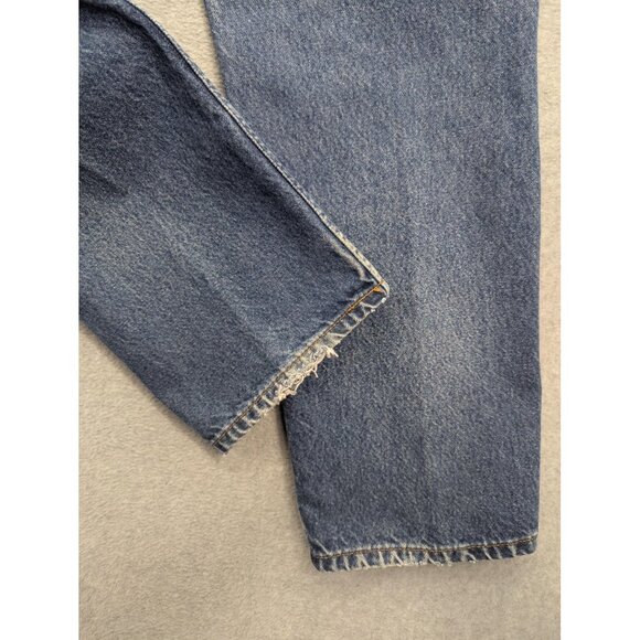 Vintage Levis 505 Jeans Mens 36x30 Blue Regular Fit Straight Leg Medium Wash 90s - Picture 9 of 15
